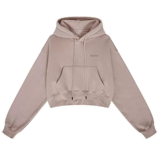 Blush hoodie on a white background