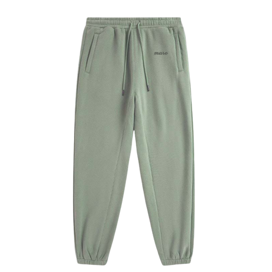 Mind sweatpants with logo on a white background