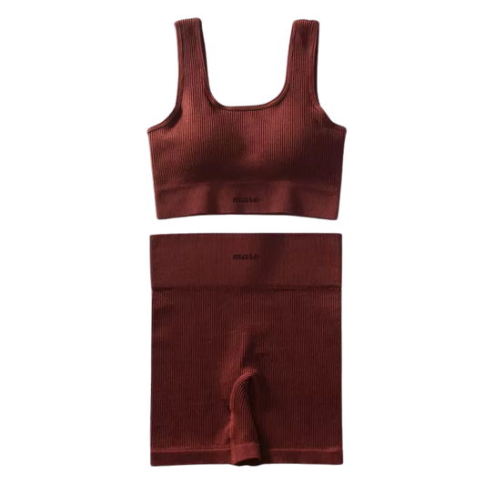Mare Seamless Ribbed Yoga Set