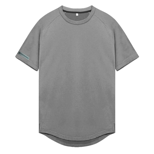 Gray t-shirt on a white background