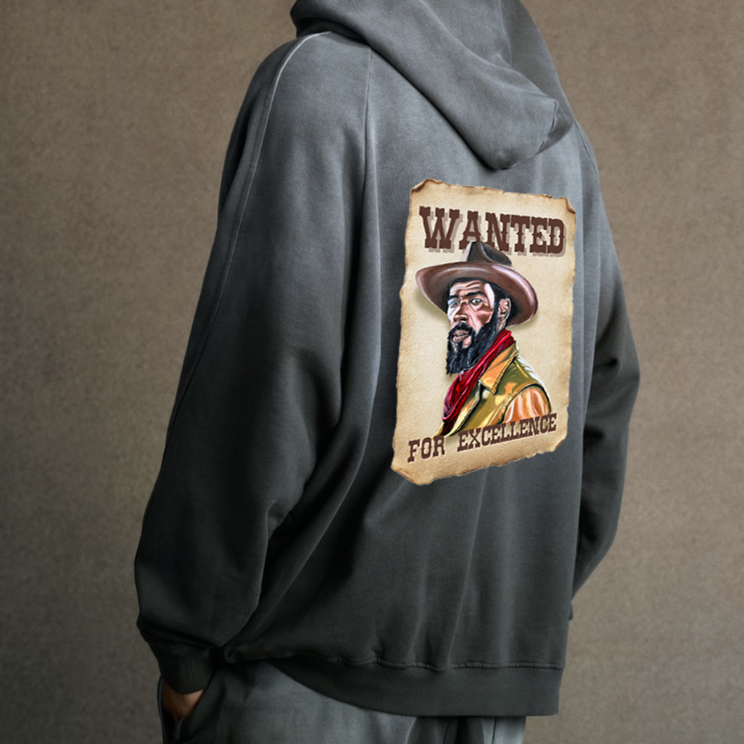 Wanted For Excellente Pullover Hoodie